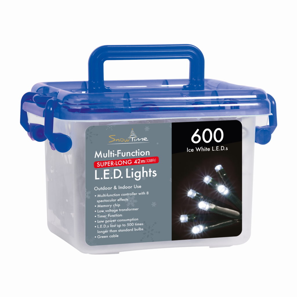 600 White LED Multi-Function Lights with Timer
